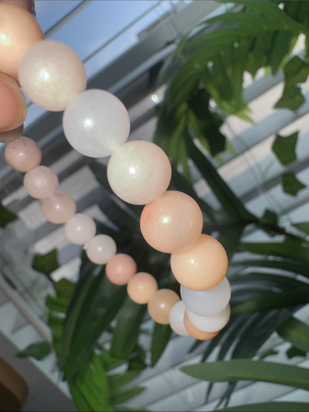 Pink aventurine Beaded Bracelet - 8mm
